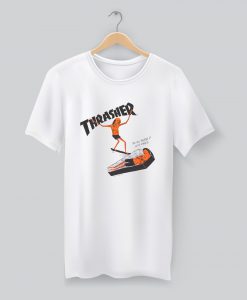 Thrasher Neck Face Skate T-Shirt KM