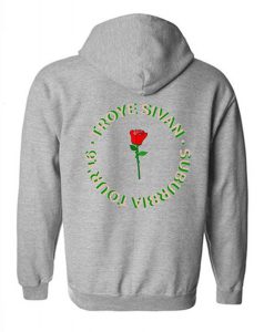 Troye Sivan Rose Hoodie Back KM