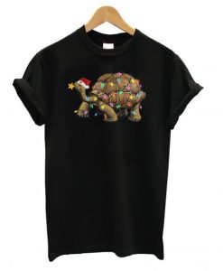 Turtle Christmas Light T Shirt KM