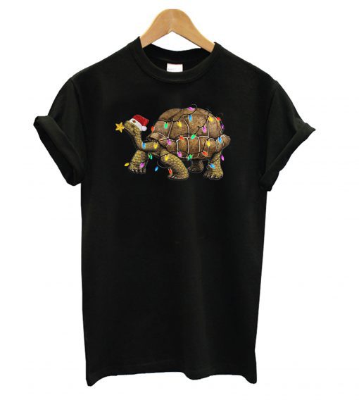 Turtle Christmas Light T Shirt KM