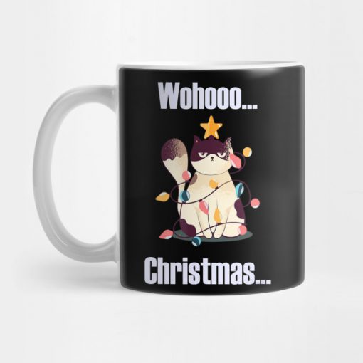 Wohoo Christmas Cat X-Mas Gift Mug KM