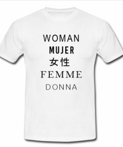 Woman Mujer Female Femme Donna T Shirt KM