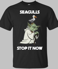 Yoda Seagulls Stop IAt Now T-Shirt KM