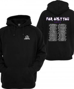 4OU World Tour 2016 Black Front and Back Hoodie KM