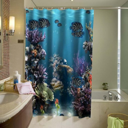 Aquarium Ocean Shower Curtain KM