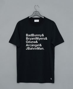 Bad Bunny & Bryant Myers & Ozuna Funny T-Shirt KM