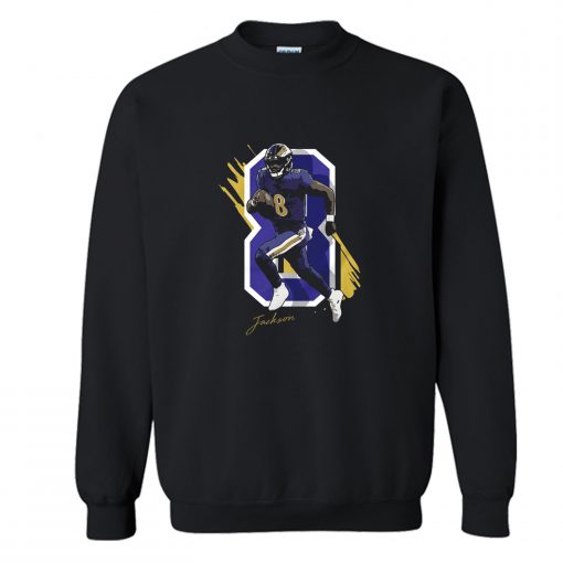 Baltimore Raven Lamar Jackson Sweatshirt KM