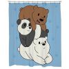 Bare Bears Custom Shower Curtain KM