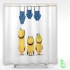 Cheap Cartoon Minions Funny Shower Curtain KM