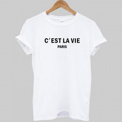 C’est La Vie Paris T-Shirt KM