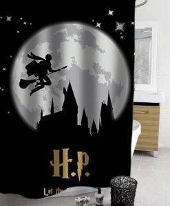 Harry Potter silhouette shower curtain KM