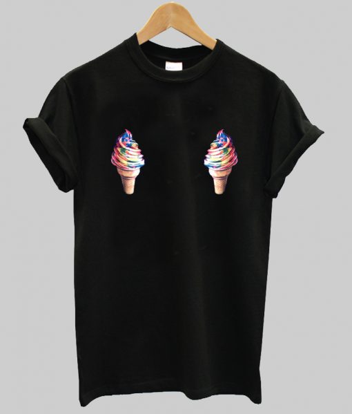 Ice Cream Boobs T Shirt KM