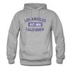 Los Angeles California Est-1850 Hoodie KM