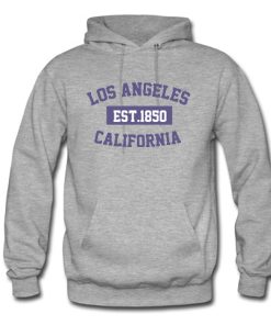 Los Angeles California Est-1850 Hoodie KM