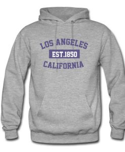 Los Angeles California Est-1850 Hoodie KM