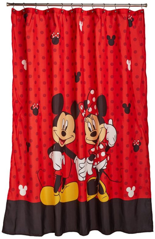 Mickey Mouse Fabric Shower Curtain KM