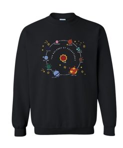 Planets Solar System and Stars Sweatshirt KM