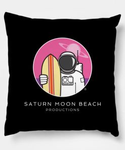 Saturn Moon Beach Logo Pillow KM