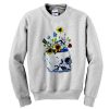 Skull With Flowers Sweatshirt KM