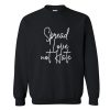 Spread love not hate Sweatshirt KM