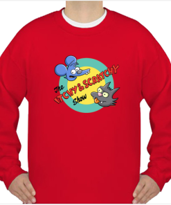 The Itchy and Scratchy Show Sweatshirt KM