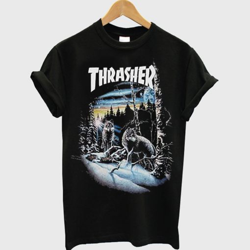 Thrasher 13 wolves T-Shirt KM