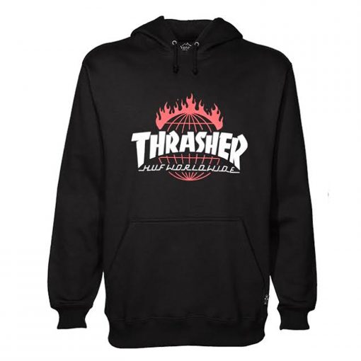 Thrasher Huf Worldwide Hoodie KM