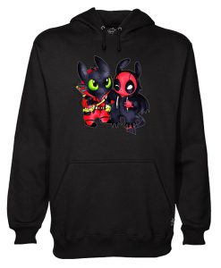 Toothless Swap Deadpool Hoodie KM