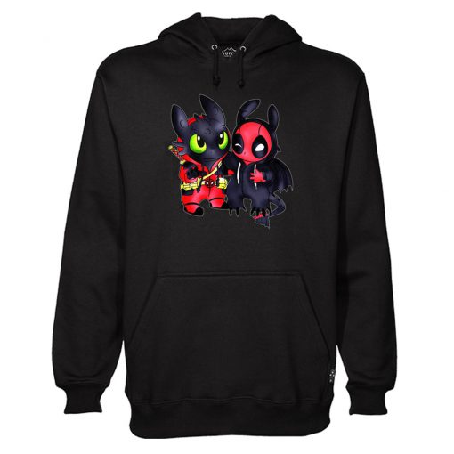 Toothless Swap Deadpool Hoodie KM