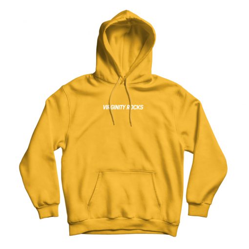 Virginity Rocks Gold Hoodie KM