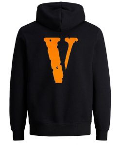 Vlone Friends Letter V Hoodie Back KM