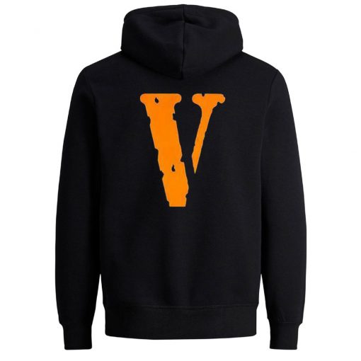 Vlone Friends Letter V Hoodie Back KM