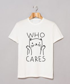Who Cares Cat T-Shirt KM
