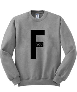 f you logo sweatshirt KM
