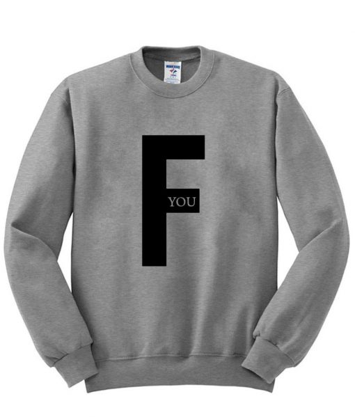 f you logo sweatshirt KM