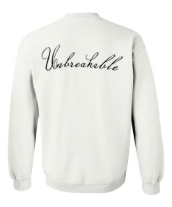 unbreakable sweatshirt back KM