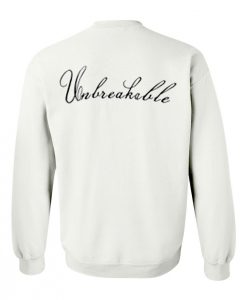 unbreakable sweatshirt back KM