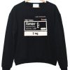 xanax alprazolam sweatshirt KM