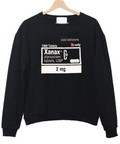 xanax alprazolam sweatshirt KM