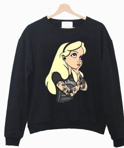 Alice In Wonderland Tattoos Sweatshirt KM