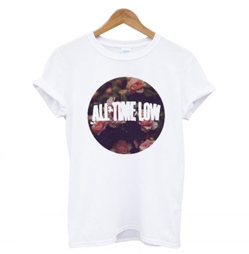 All Time Low Floral Band Merch T-Shirt KM