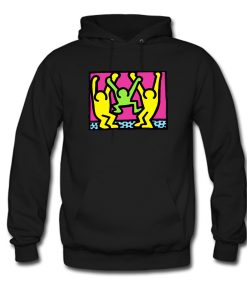 American People Dancing Pop Art Style Hoodie KM