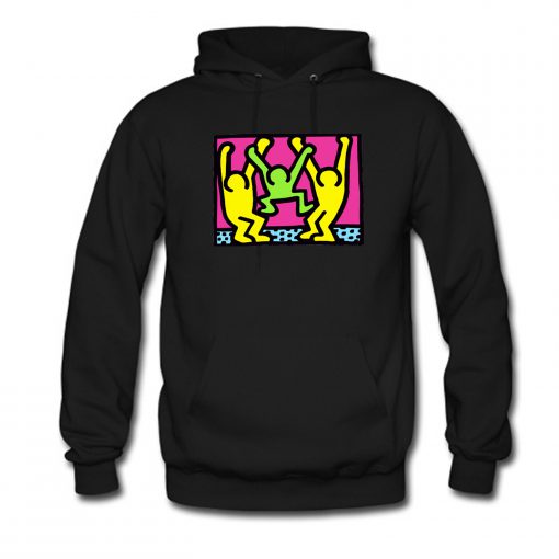 American People Dancing Pop Art Style Hoodie KM