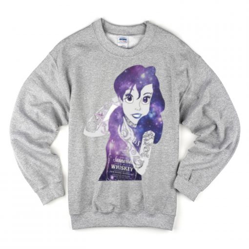 Ariel Little Mermaid Galaxy Sweatshirt KM