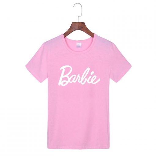 Barbie Letter Print T-Shirt KM