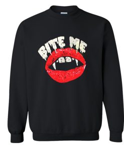 Bite Me Vampire Lips Sweatshirt KM