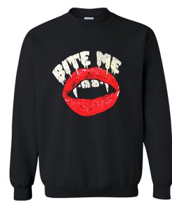 Bite Me Vampire Lips Sweatshirt KM