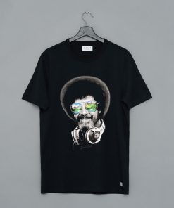 Bob Ross Artist Headphones Joy Of Painting T-Shirt KM