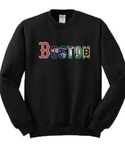 Boston Red Sox New England Patriots Celtics Bruins Sweatshirt KM