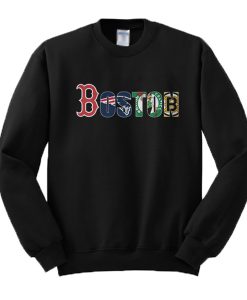 Boston Red Sox New England Patriots Celtics Bruins Sweatshirt KM